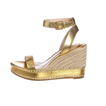 Luxury Leather Wedge Espadrilles