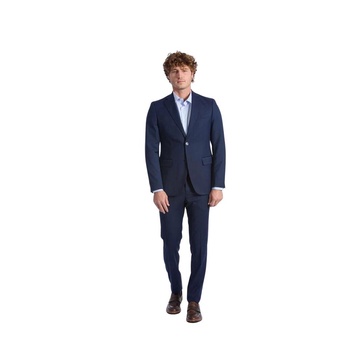 Slim Fit Wool Suit Classic Style