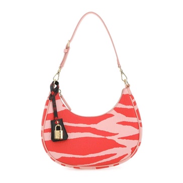 Printed Canvas Mini Arena Shoulder Bag