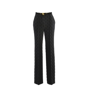 Stretch Crepe Black Pants