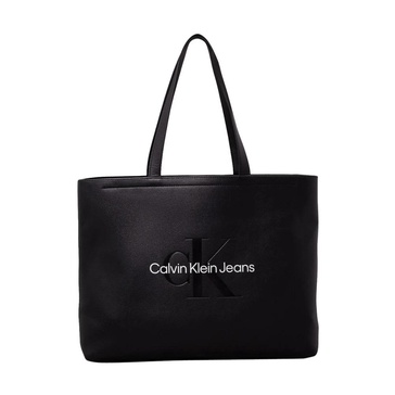 Monogram Shopping Bag Tote Black