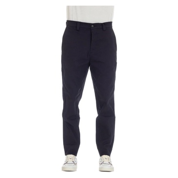 Blue Baggy Chino Trousers