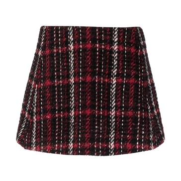 Sophisticated Tweed A-Line Miniskirt