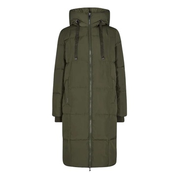 Green Square Down Coat