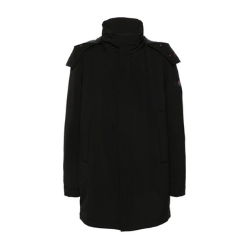 Black Kruger Coat Down Padded