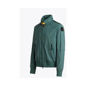 Green Hooded Bomber Jacket