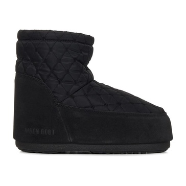 Black Quilted Ankle Boots