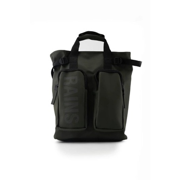 Green Technical Fabric Unisex Backpack