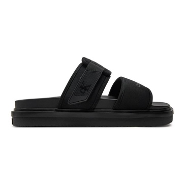 Black Clip Fastening Sandals