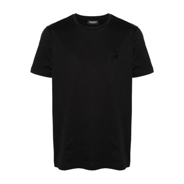 Black Embroidered Logo T-shirts and Polos