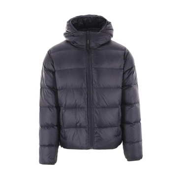 Blue Ripstop Hooded Coat