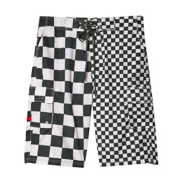 MultiColour Check Pattern Cargo Trousers