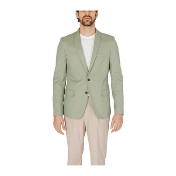 Spring/Summer Cotton Blend Suit Jacket