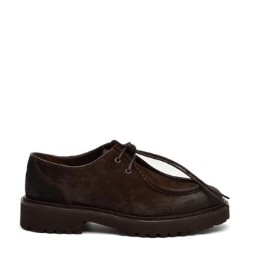 Classic Suede Shoe in Dark Brown