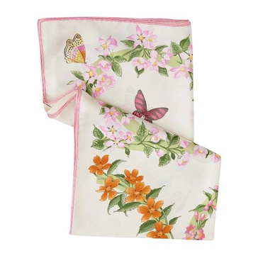 Silk Scarf with a Touch of Joy and Panache