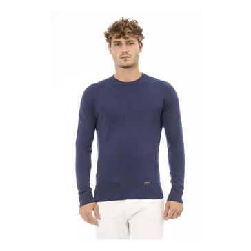 Blue Modal Crew Neck Sweater