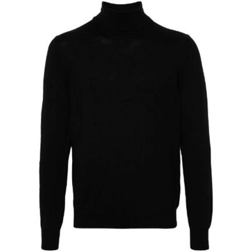 Black Wool Turtleneck Sweater