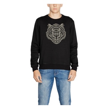 Black All-Over Print Sweatshirt