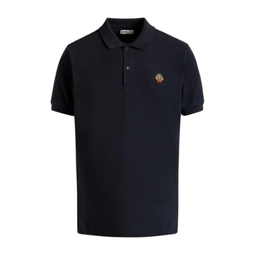 Blue Polo Shirt Embroidered Logo