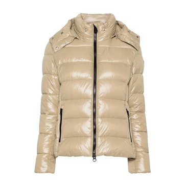 Quilted Beige Padded Coat