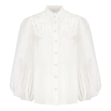 Ivory Lace Embroidered Blouse