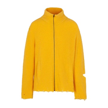 Yellow Knitted Jacket