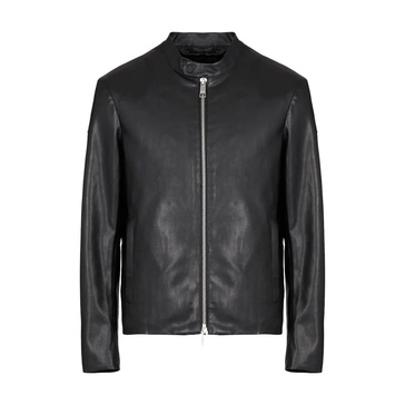 Black Biker-Inspired Jacket