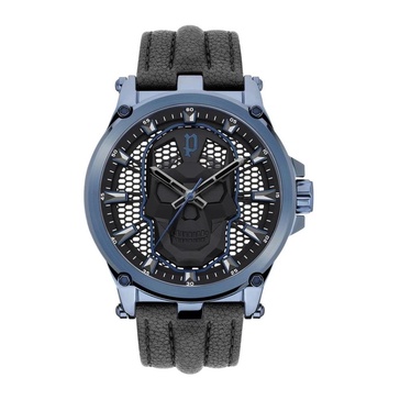 Fashionable Blue Analog Watch with Pin Buckle Closure