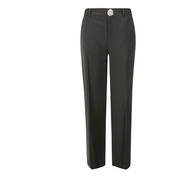 Gray Women's Wool Trousers