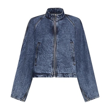 Round Racing denim jacket