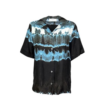 Silk Shirt with Short Sleeves