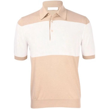 Cotton Color Block Polo