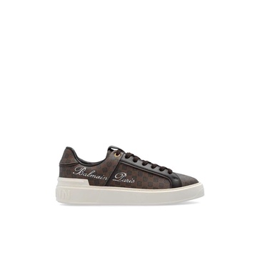 B-Court Monogram Leather Sneakers