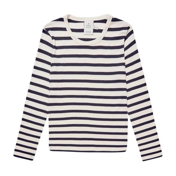 Striped Long Sleeve T-Shirt Navy