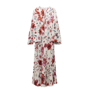 Floral Ease Linen Midi Dress