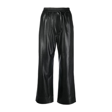 Black Alt-Leather Pants