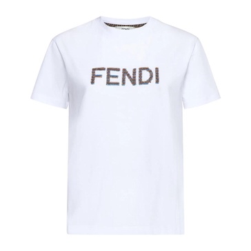 Fendi Woman Fendi Woman White T-Shirts