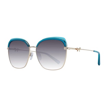 Multicolor Square Gradient Sunglasses Women