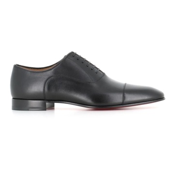 Black Oxford Flat Shoes