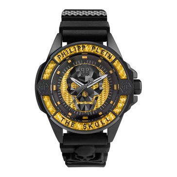 Carbon Fiber Skull Watch