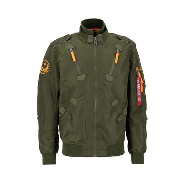 Falcon II Dark Green Flight Jacket