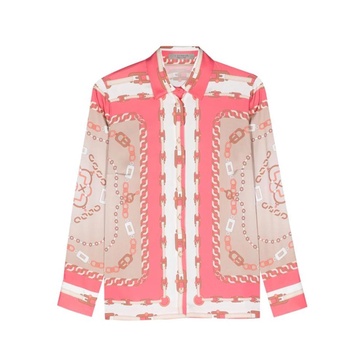 Rope Print Long Sleeve Shirt