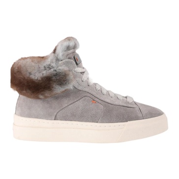 High Top Suede Sneakers