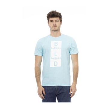 Stylish Blue T-Shirt with Front Print