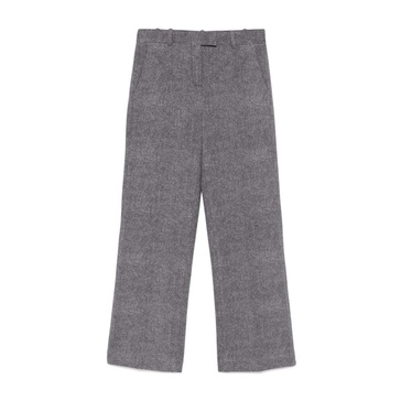 Grey Jersey Texture Trousers