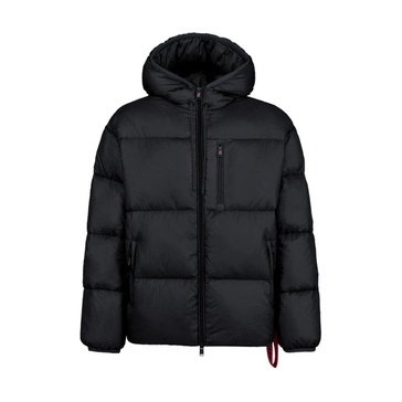 Black Puffy Quebec Down Jacket