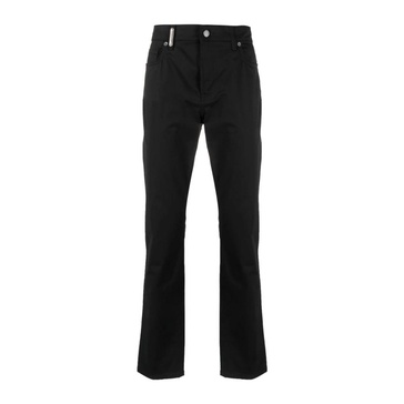 Black Straight-Leg Trousers