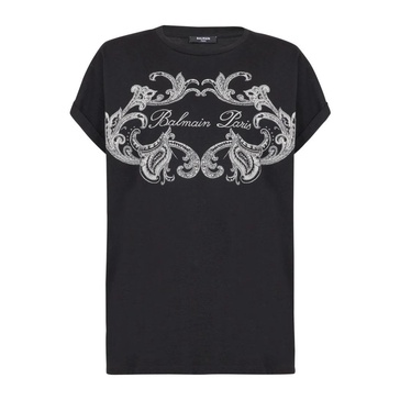 Paisley logo cotton jersey T-shirt