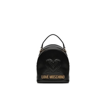 Black Backpack with Front Logo