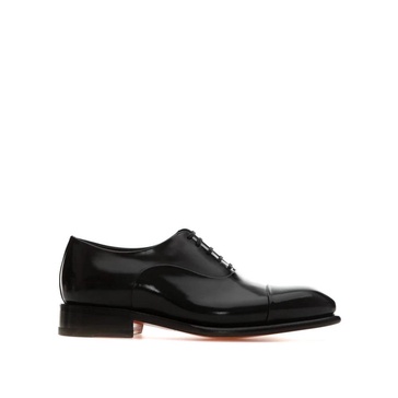 Classic Oxford Shoes in Black Leather